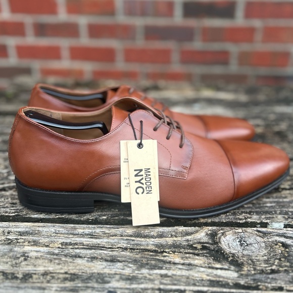 Madden NYC Other - NWT Madden NYC Men's Brown Lace Up Dress Shoes Size 14